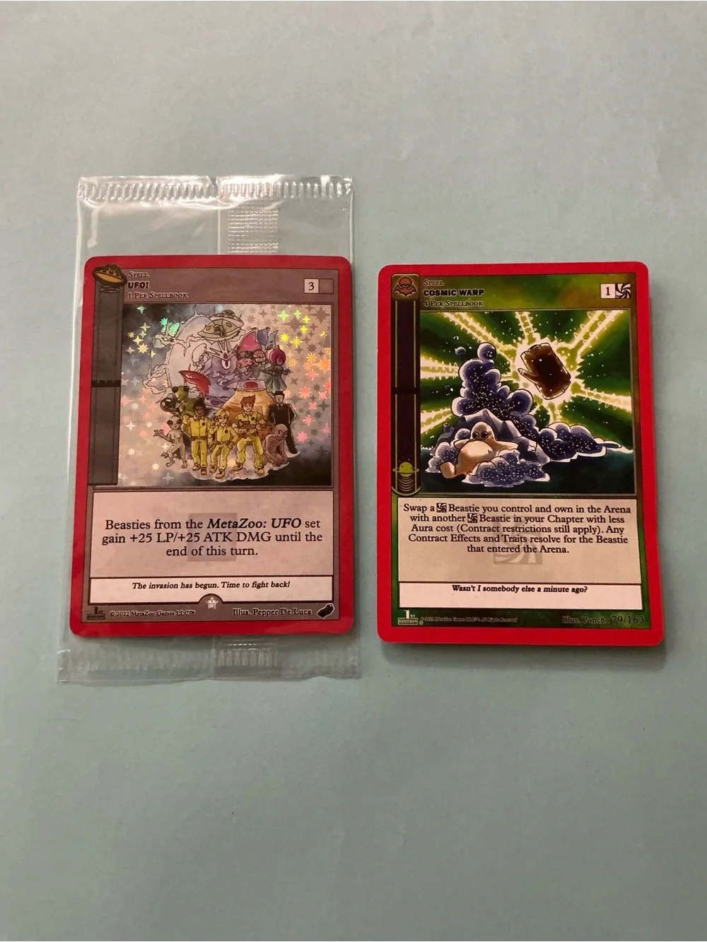 Meta Zero Unopened UFO and Opened Cosmic Wrap